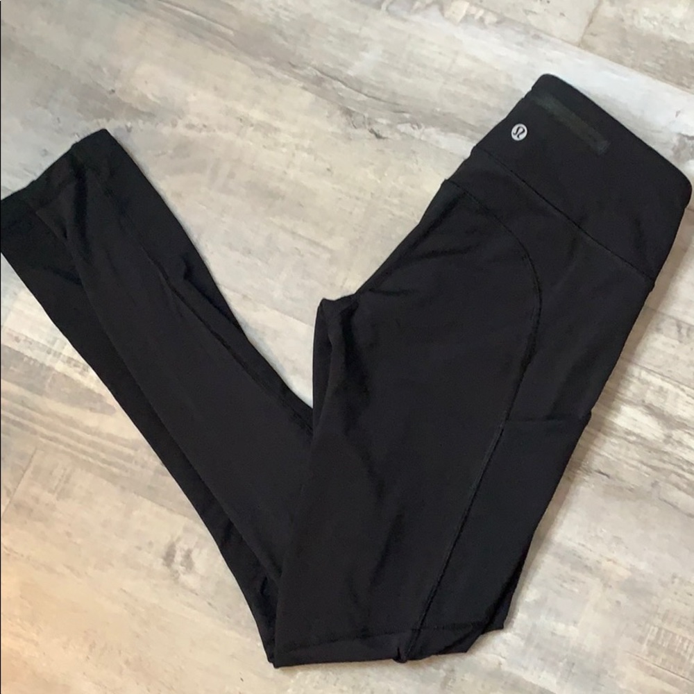 Lululemon Black Full Length Running Leggings